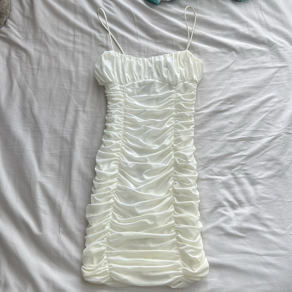 White Fox All I Know mini dress
